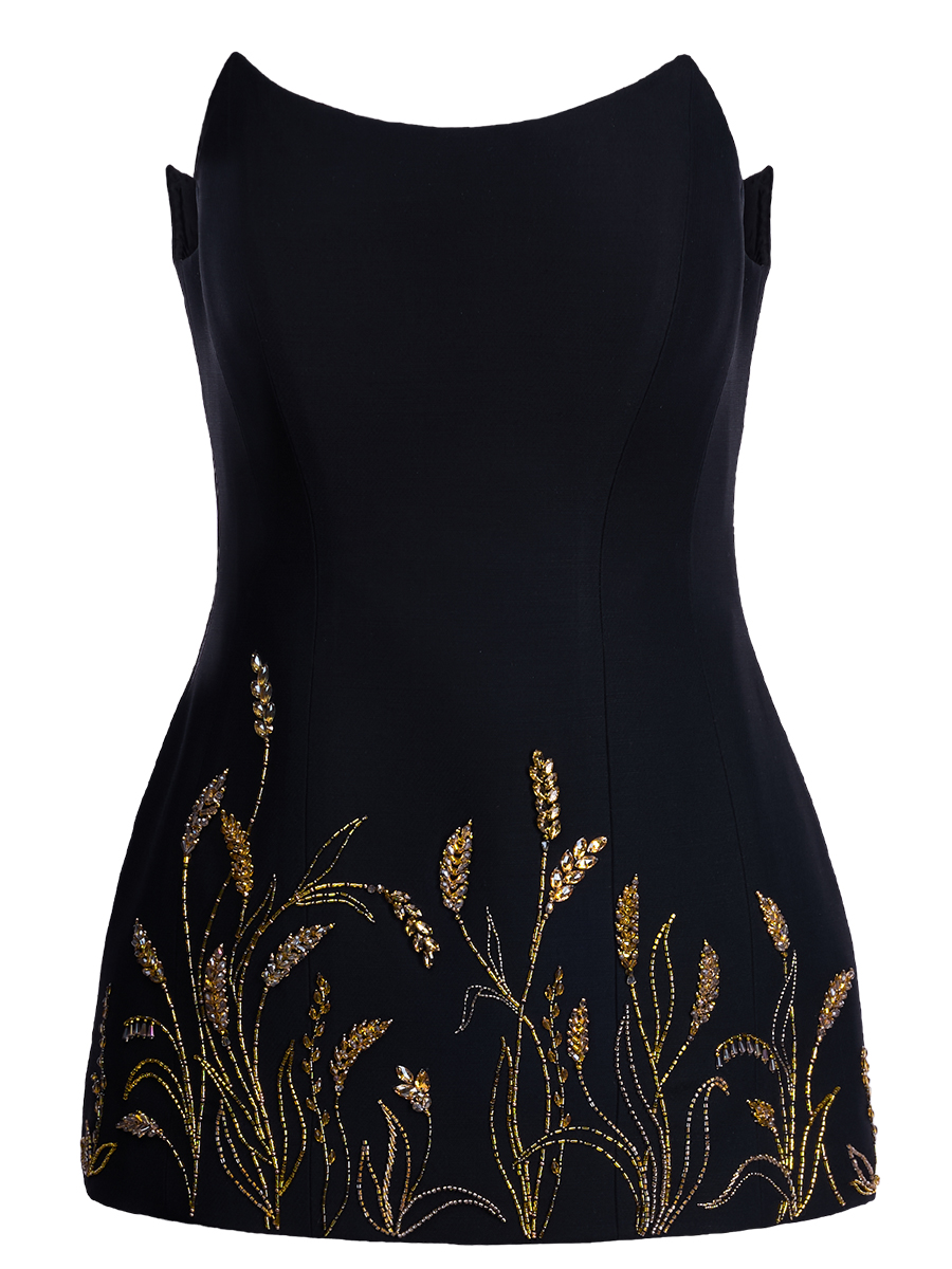 Платье-корсет от Speranza Couture с вышивкой ручной работы 