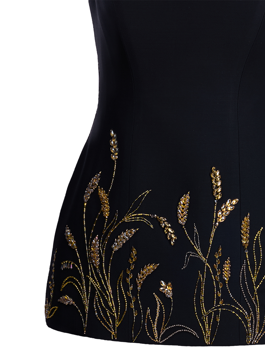 Платье-корсет от Speranza Couture с вышивкой ручной работы 
