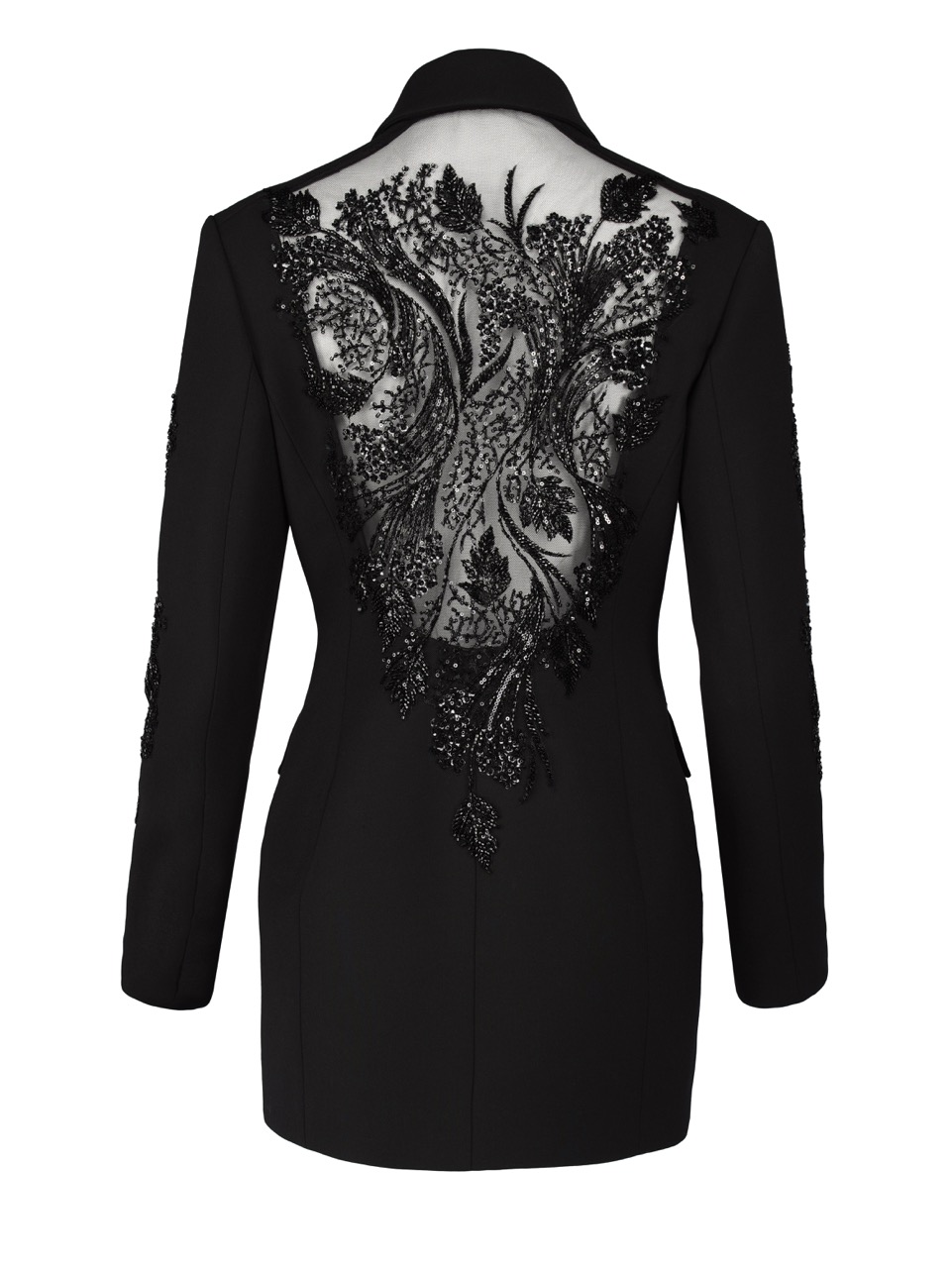 Платье-пиджак от Speranza Couture с кружевными элементами