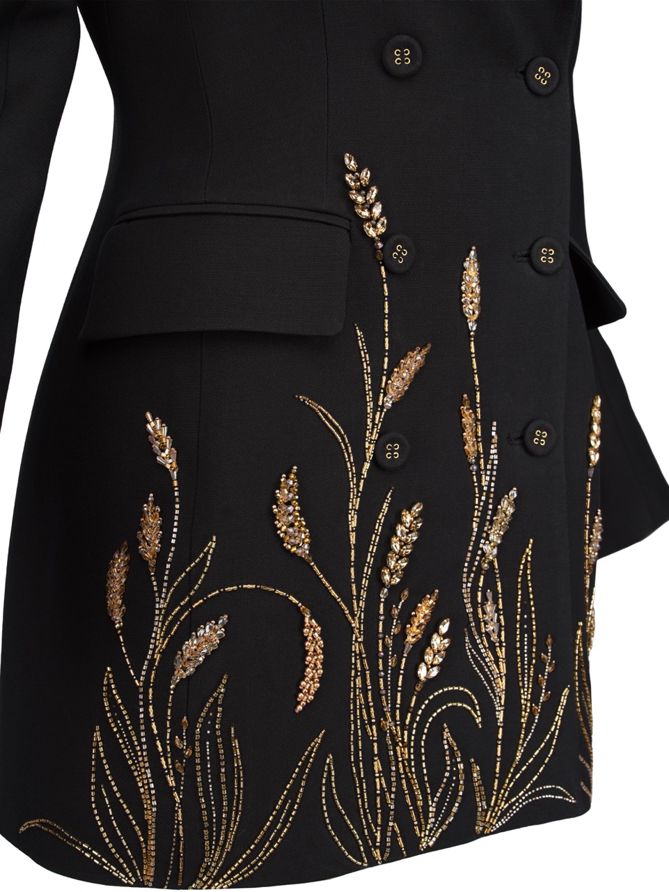 Платье-пиджак от Speranza Couture с вышивкой ручной работы