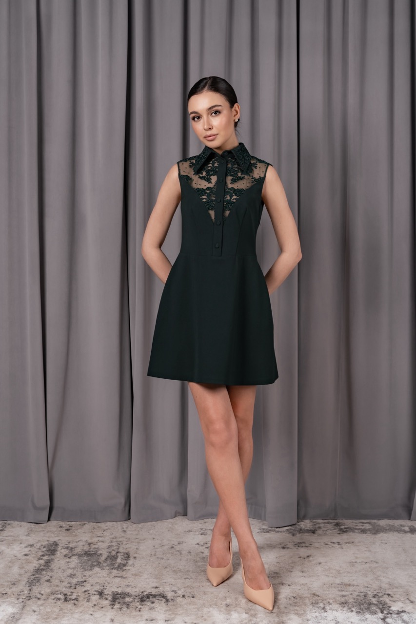 Платье MARIGOLD от Speranza Couture с вышивкой ручной работы