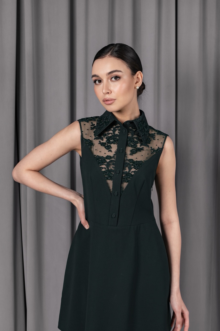 Платье MARIGOLD от Speranza Couture с вышивкой ручной работы